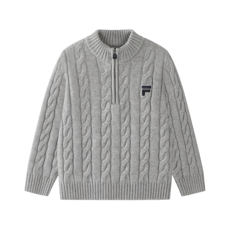 FILA KIDS Sweaters Stand Collar Moderate Stretch
