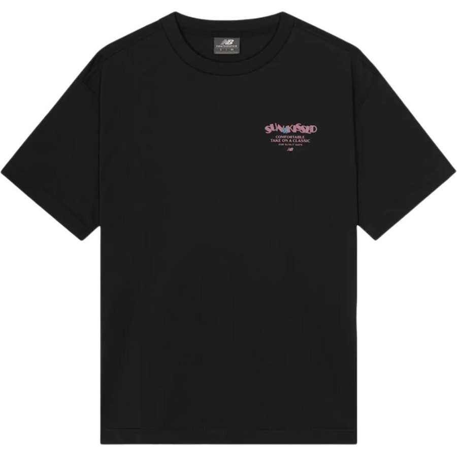 New Balance New Balance T Shirts Unisex Black Crew Neck Other