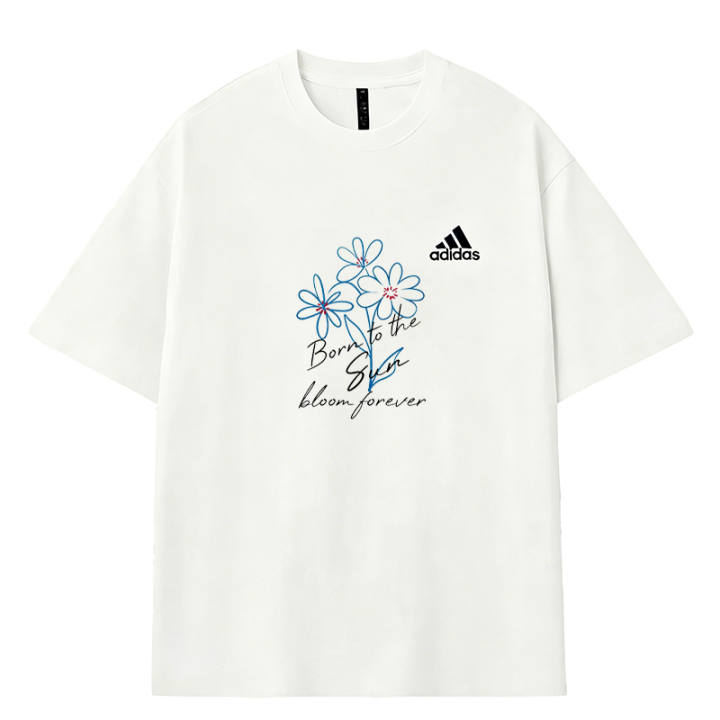 Adidas Adidas MUST HAVES T Shirts Men's White Crew Neck Moderate