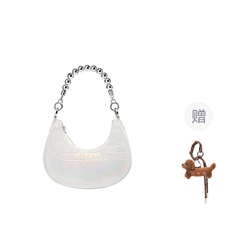 ONE TIME ONE TIME Pu Crescent One Shoulder Handbag Regular Women's