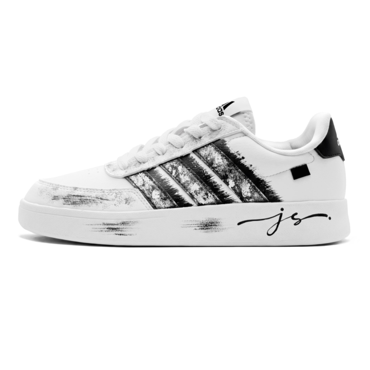 Adidas Adidas BREAKNET 2.0 Skateboard Shoes Unisex Low Top Gray