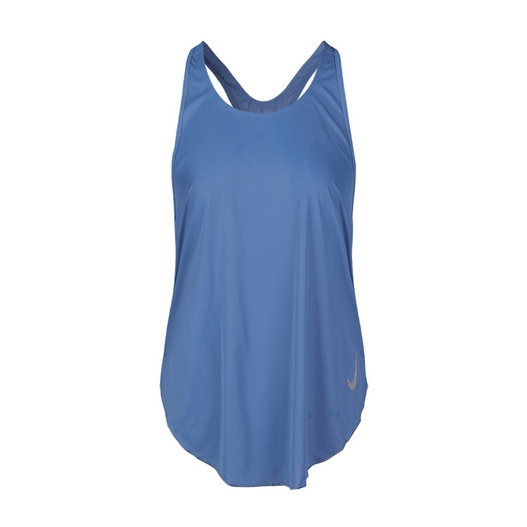 Nike Nike Running Tank Tops Women's Blue Crew Neck