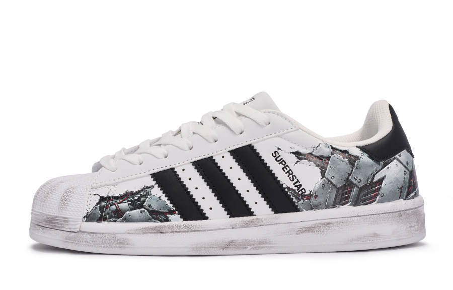 Adidas Originals Superstar 2 Skateboard Shoes Unisex Low Top Silver