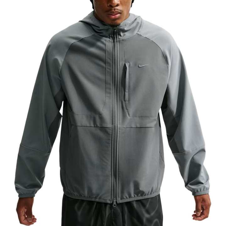 Nike Nike Unlimited Jackets Men's Smoke Gray/Iron Gray/Iron Gray Hooded Non Detachable Moderate