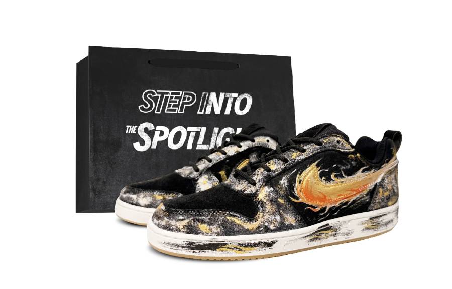 Nike Nike Court Borough Skateboard Shoes Men's Low Top Gold