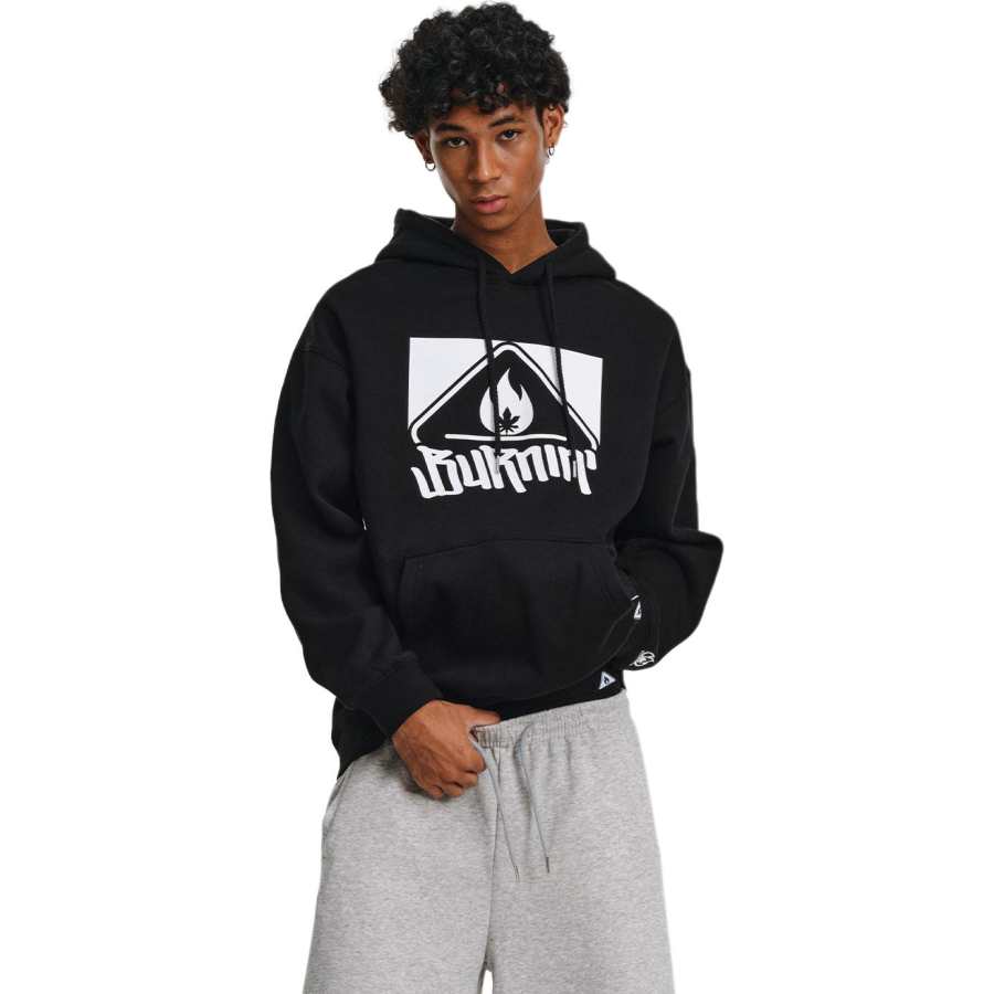 BURNIN BURNIN Sweatshirts Unisex Hooded Moderate Regular