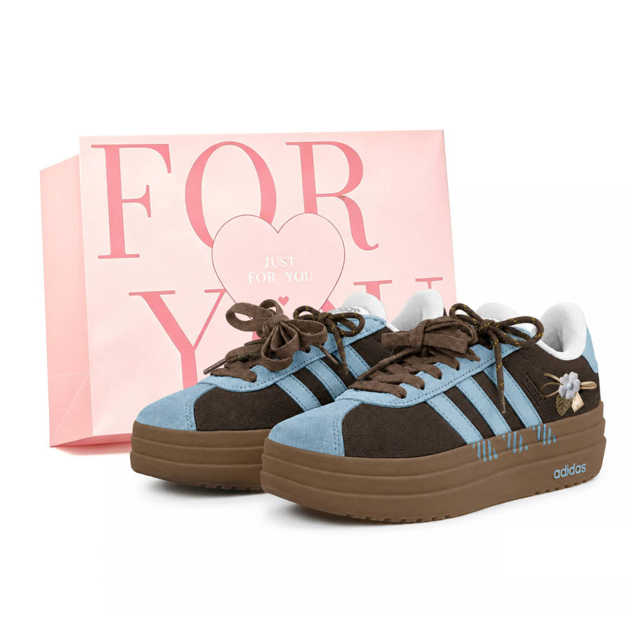 Adidas Adidas VL Court Bold German Army Trainers Women's Low Top Blue