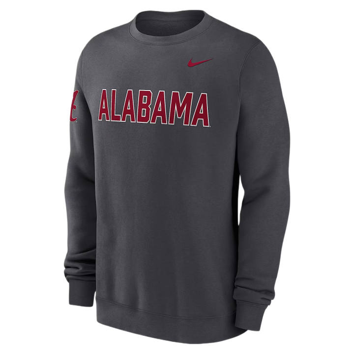 Nike Nike Club Sweatshirts Men's Anthracite Crew Neck Moderate