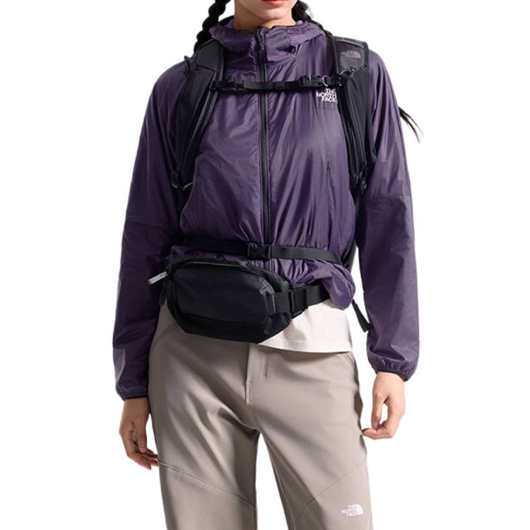 THE NORTH FACE Softshell Jackets Women's Long Dusk Purple Hooded Non Detachable Moderate