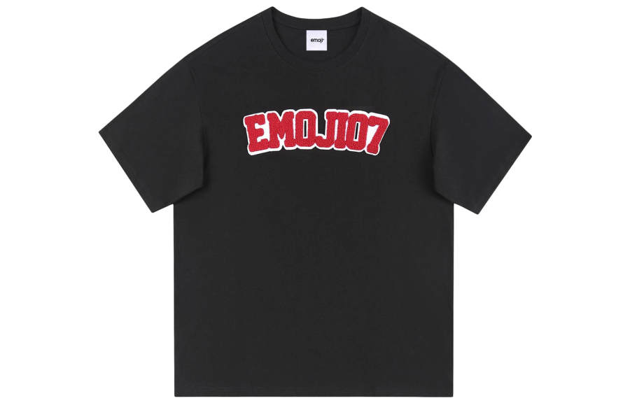 Emoji T Shirts Unisex Crew Neck Moderate Straight Fit