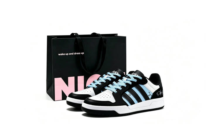 Adidas Adidas ENTRAP Skateboard Shoes Unisex Low Top Blue/Black/White