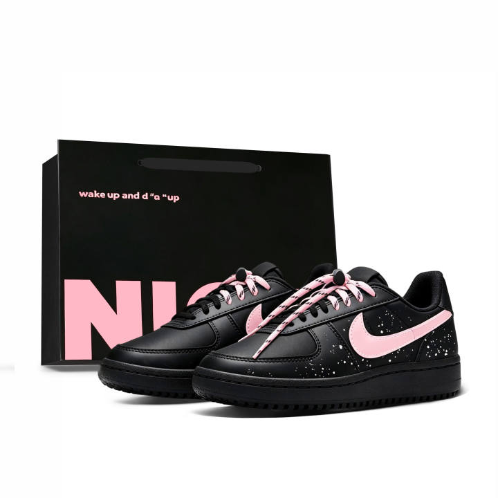 Nike Nike Field General '82 Skateboard Shoes Unisex Low Top Black/Pink