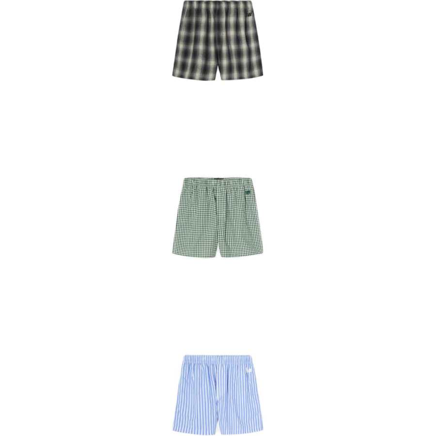 New Balance New Balance Casual Shorts Men's 3 Pack Blue+Green+Gray Straight Fit