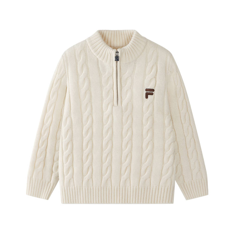 FILA KIDS Sweaters Stand Collar Moderate Stretch