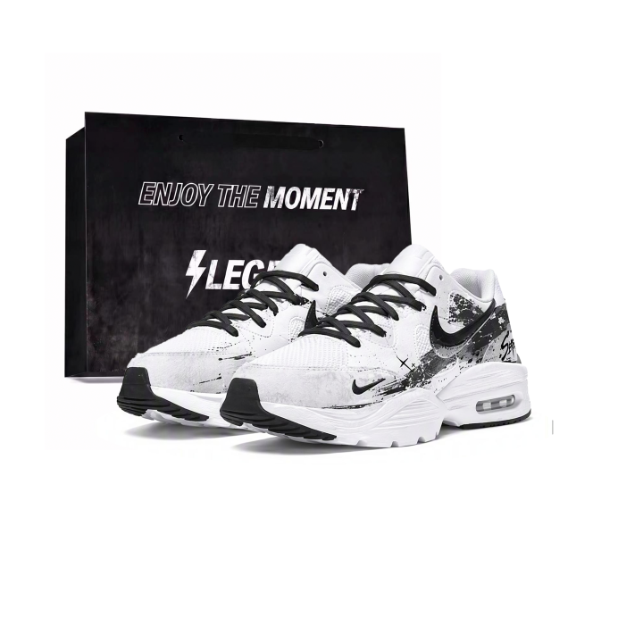 Nike Nike Air Max Fusion Running Shoes Unisex Low Top Black/White