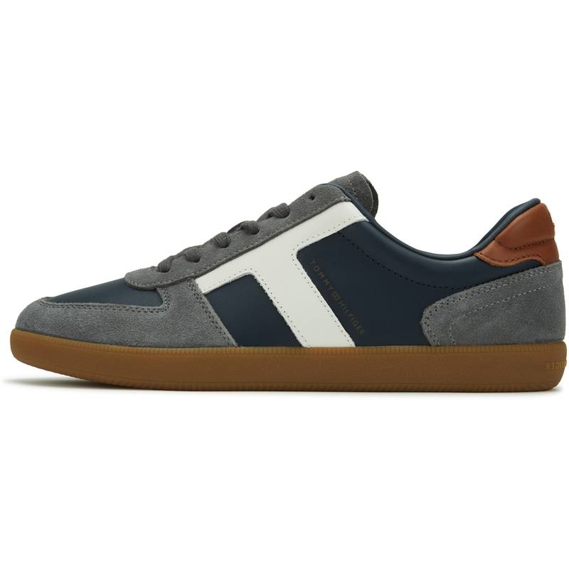 Tommy Hilfiger Skateboard Shoes Men's Low Top Navy Blue Dark Gray Multicolor DW5/White YBS/Ecru YBL