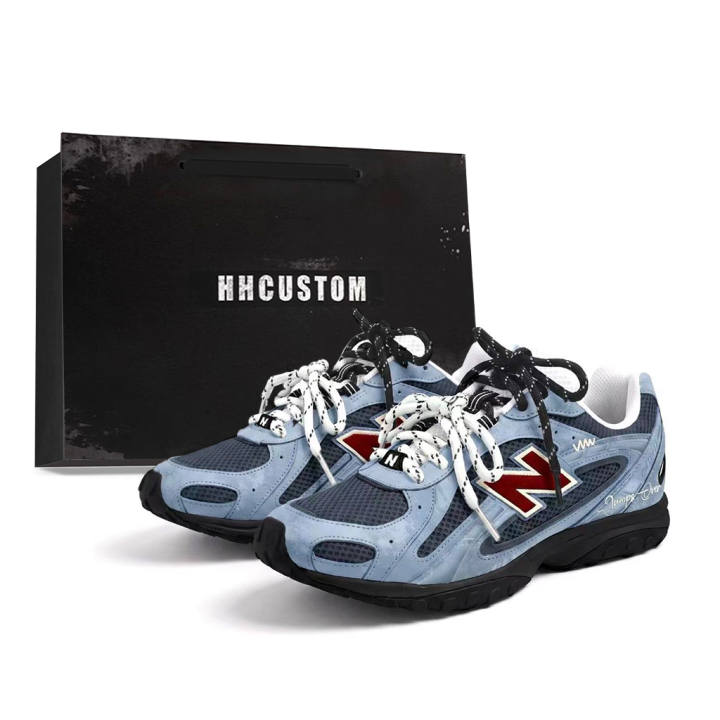New Balance New Balance 204L Casual Shoes Unisex Low Top Blue & Brown Color Block Patchwork