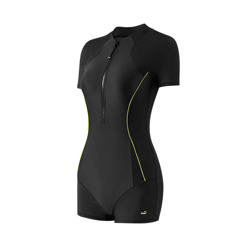 PUMA One Piece Swimsuits Women's PUMA Black Moderate