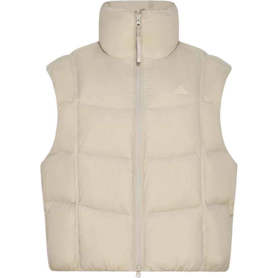 Adidas Adidas Vests Women's Miracle Bauxite Brown/Dark Silver Gray Stand Collar Moderate