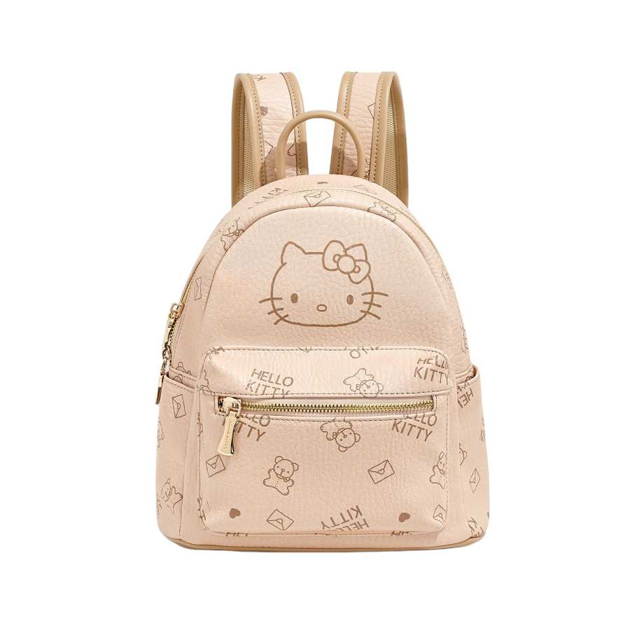 Sanrio Sanrio Hello Kitty Pu Backpack Regular Women's Milk Tea