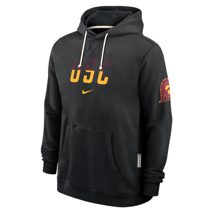 Nike Nike Dri Fit College Sweatshirts Men's Black Hooded Non Detachable Moderate