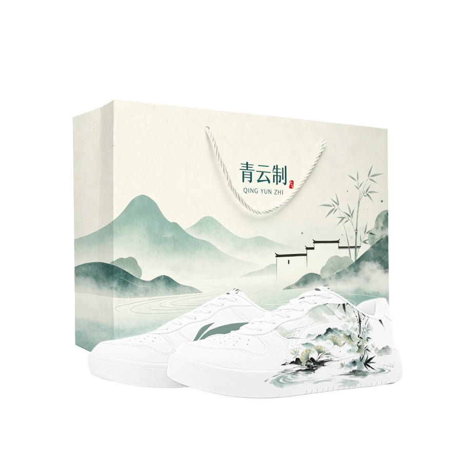 Li-Ning Li Ning Floating Boat Skateboard Shoes Unisex Low Top White