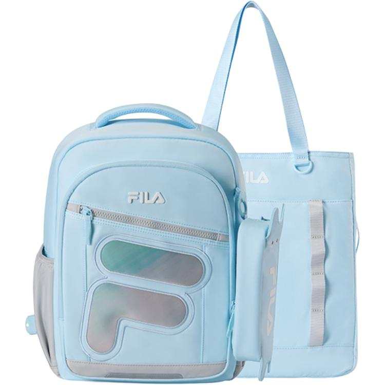 FILA KIDS Backpacks Light Cyan Blue Charm Included