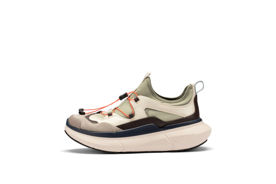 Ecco Ecco Biom 2.2 MAX Casual Shoes Women's Low Top Beige & Brown Patchwork