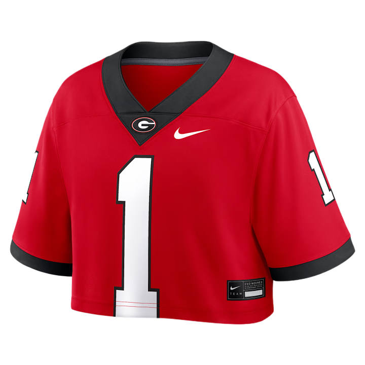 Nike Nike Dri Fit College T Shirts Women's University Red V Neck