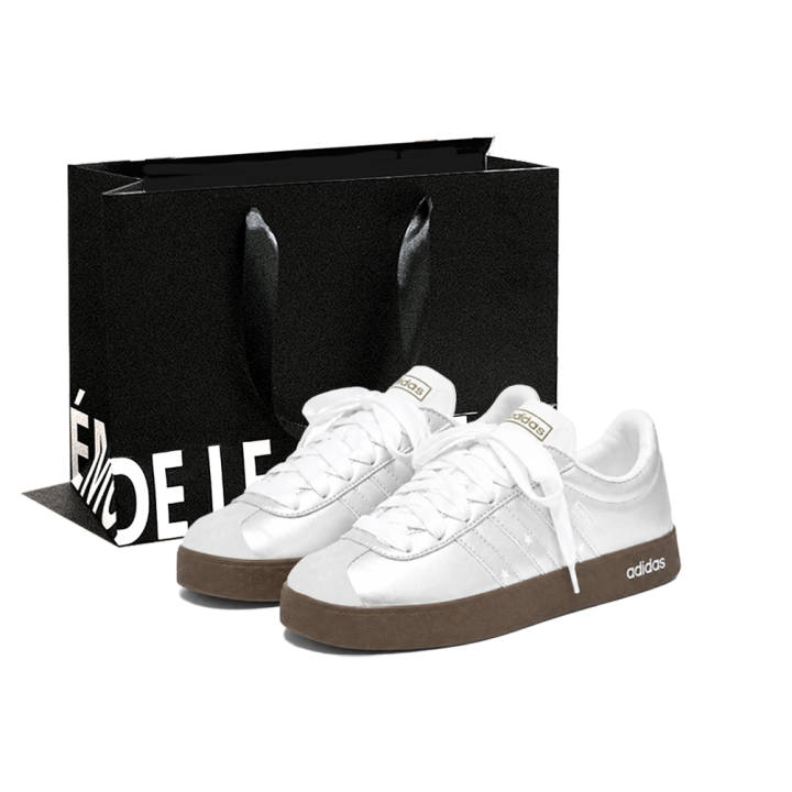 Adidas Adidas Vl Court Classic German Army Trainers Unisex Low Top Silver