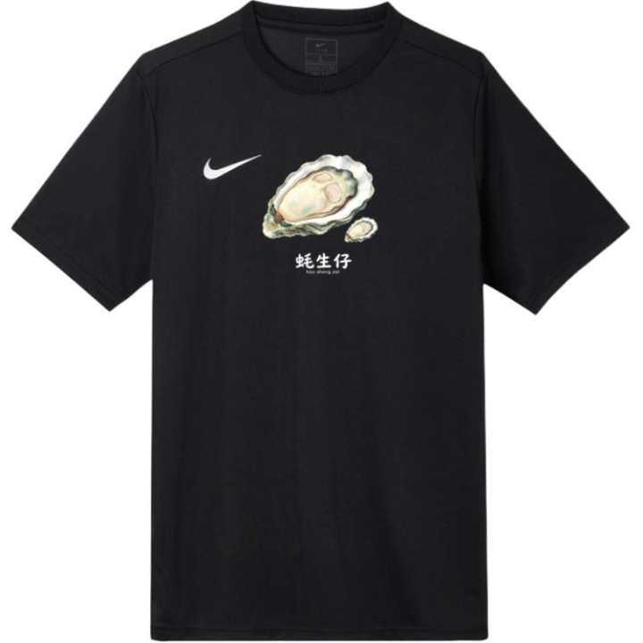 Nike Nike T Shirts Unisex Black Crew Neck Moderate Straight Fit