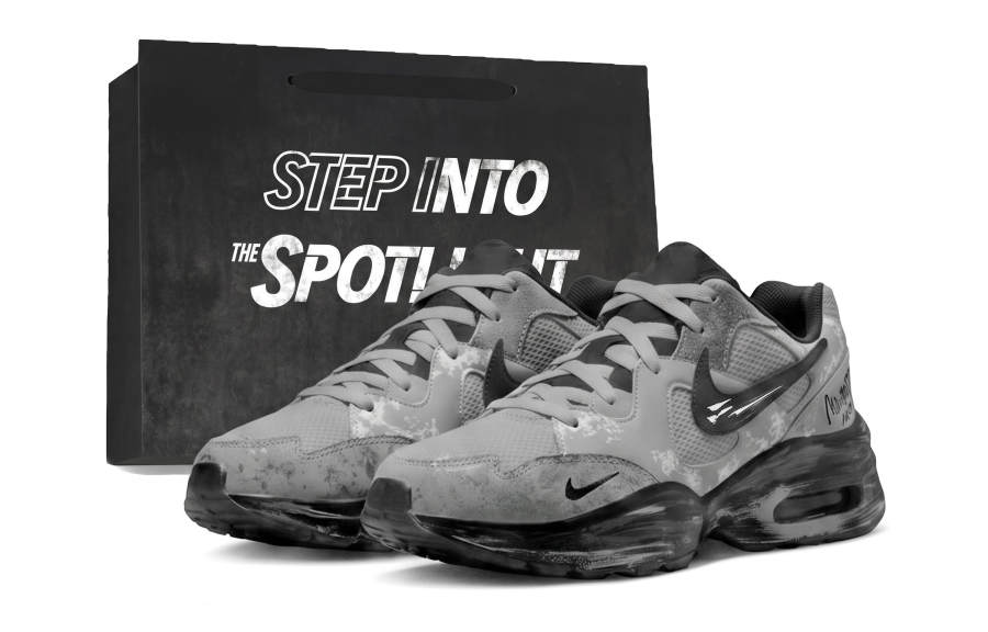 Nike Nike Air Max Fusion Running Shoes Unisex Low Top Gray