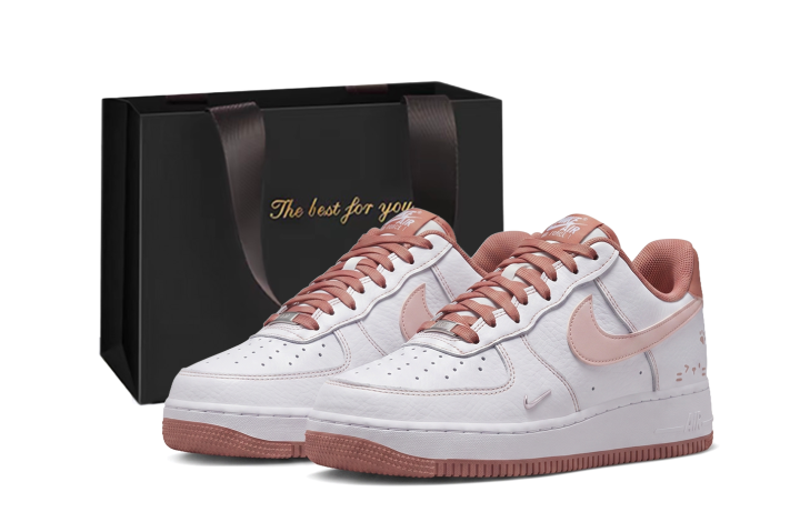 Nike Nike Air Force 1 Skateboard Shoes Unisex Low Top White Pink