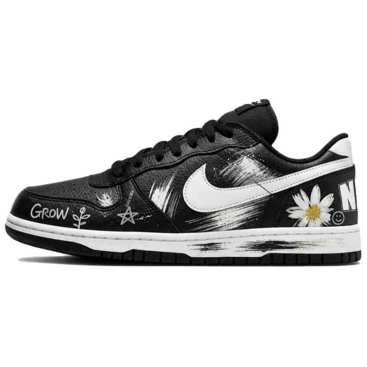 Nike Nike Big Low Lux Skateboard Shoes Unisex Low Top Black White
