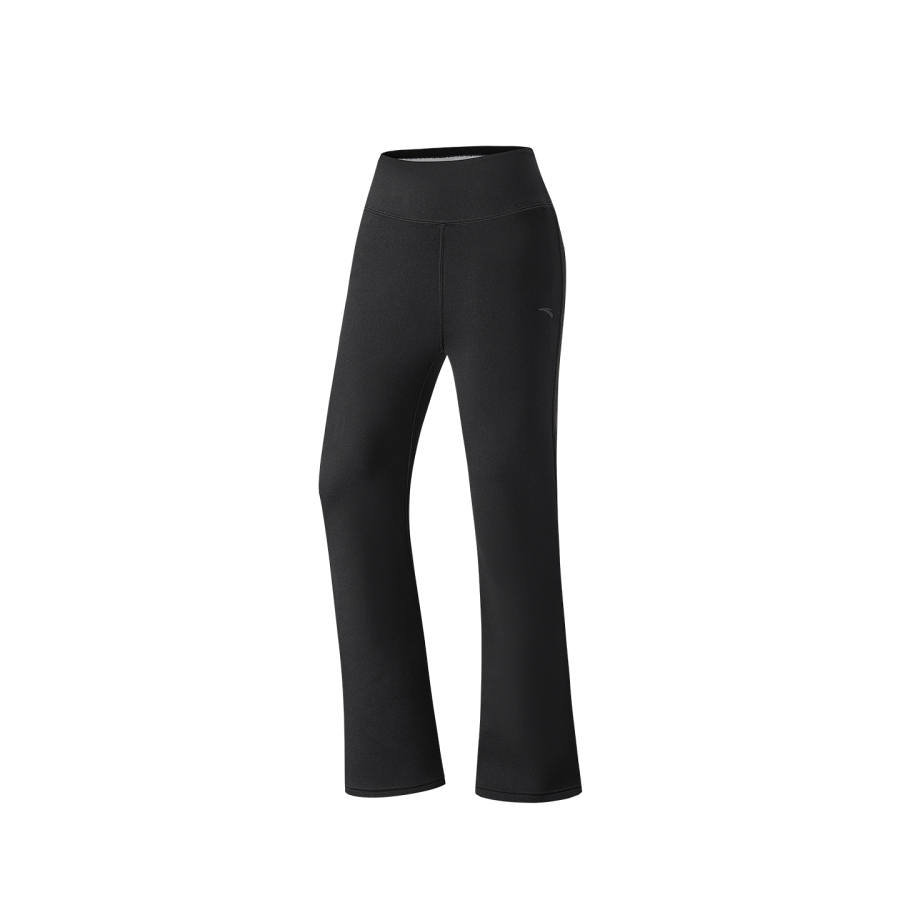 ANTA ANTA Variety Training Collection Knitted Sweatpants Women's Basic Black 2 Thickened