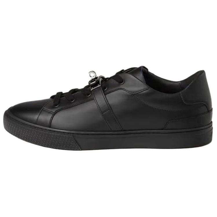 HERMES Day Low top Skateboard Shoes Men's Black