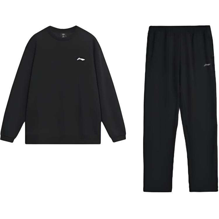 Li-Ning Li Ning Sweatshirt Sets Men's Crew Neck Moderate