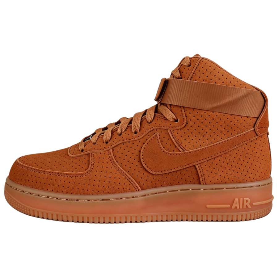 Nike Nike Air Force 1 Skateboard Shoes Women's High Top Brown
