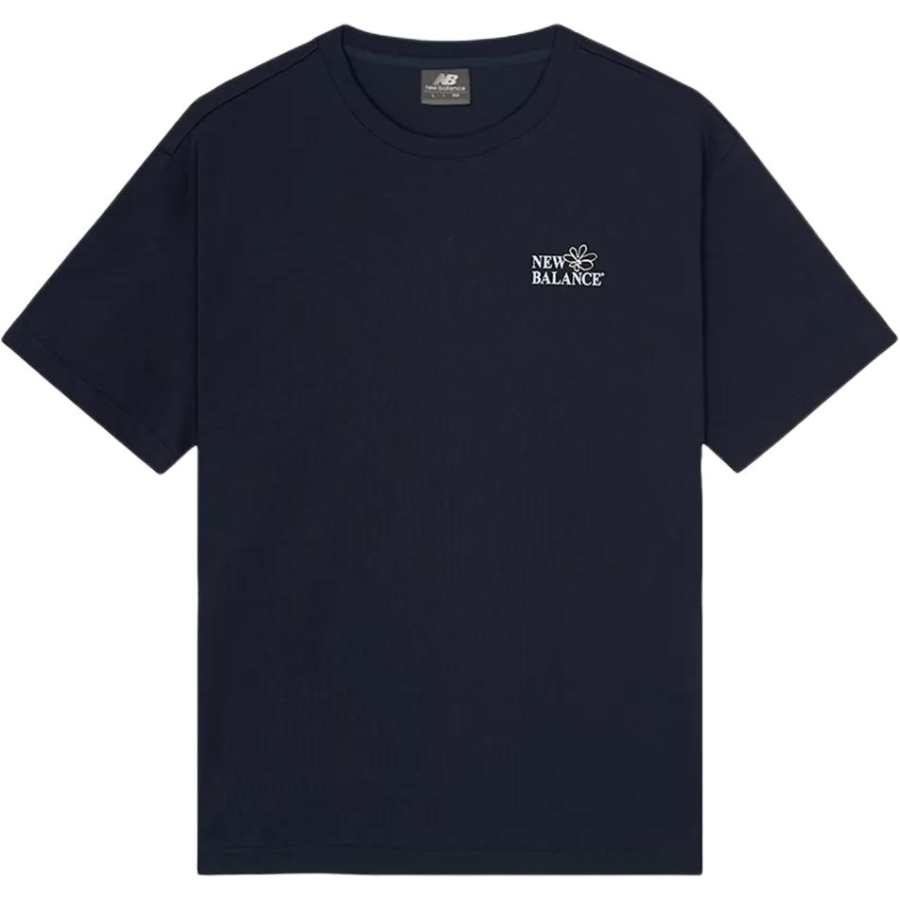New Balance New Balance T Shirts Unisex Marine Blue Crew Neck