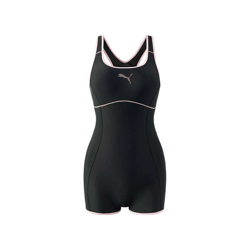 PUMA One Piece Swimsuits Women's Thin Square Leg One Piece Swimsuit