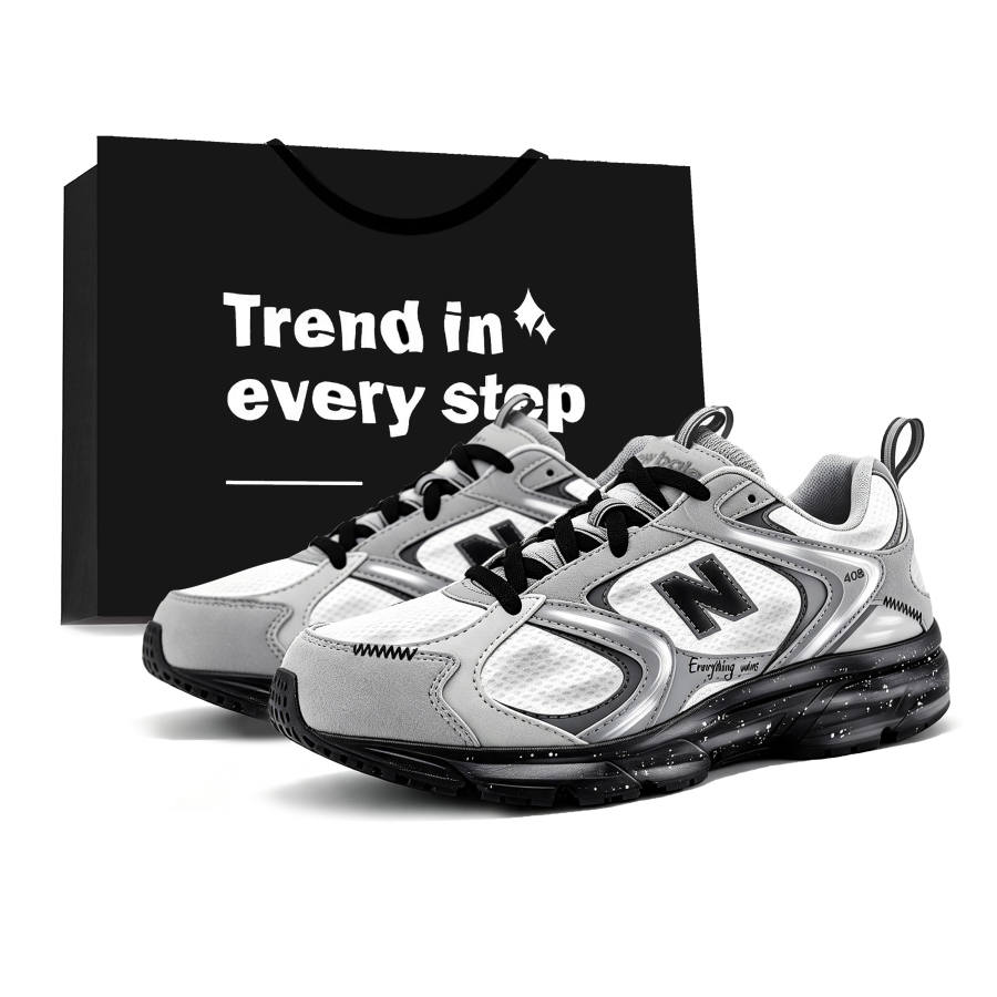 New Balance New Balance 408 Casual Shoes Unisex Low Top Black/White