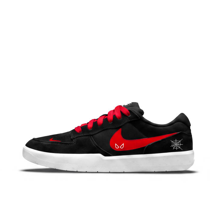 Nike Nike SB Force 58 Skateboard Shoes Unisex Low Top Red