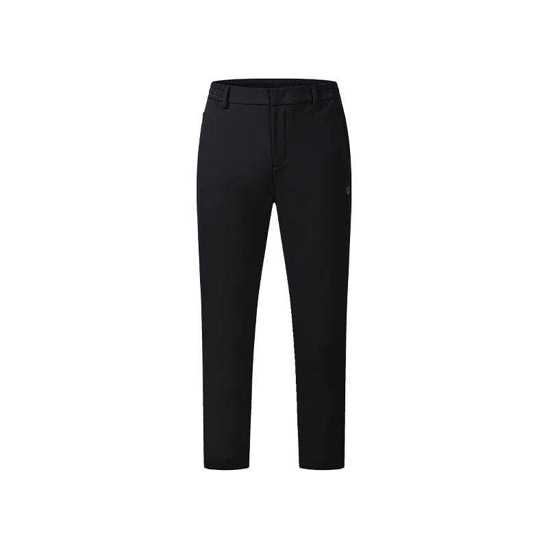 FILA Softshell Pants Men's Jet Black Thickened Other