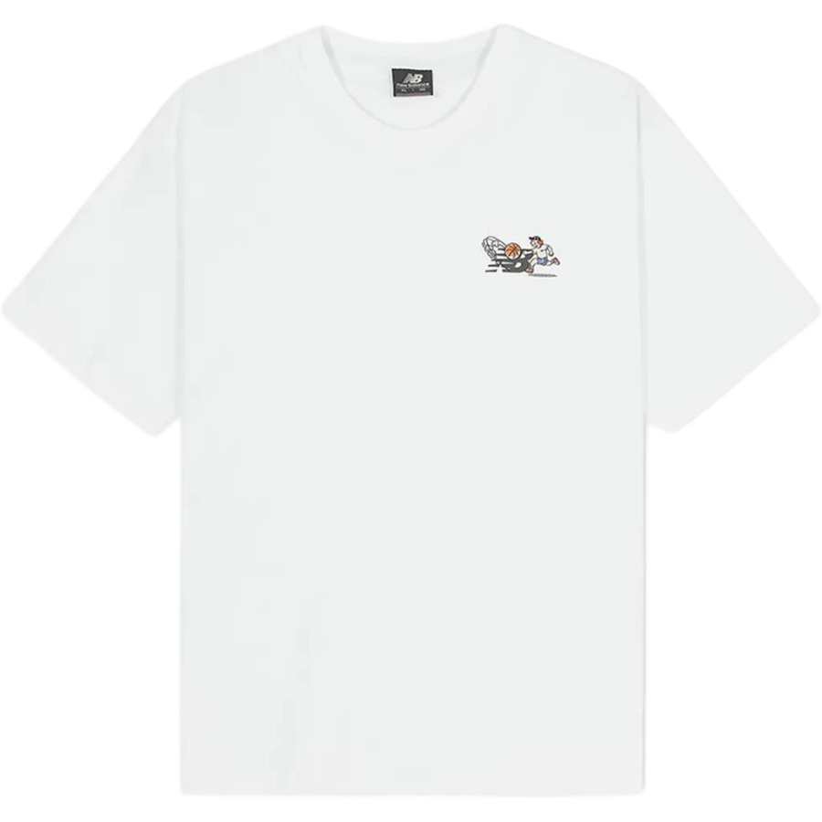 New Balance New Balance T Shirts Men's White Crew Neck
