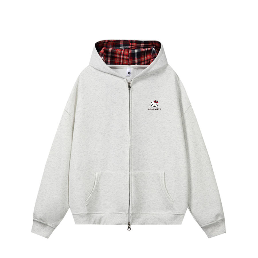 Sanrio X Hello Kitty Hello Kitty Sweatshirts Women's Hooded Non Detachable Moderate Straight Fit