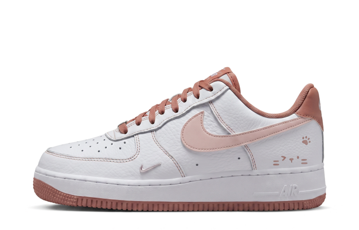 Nike Nike Air Force 1 Skateboard Shoes Unisex Low Top White Pink