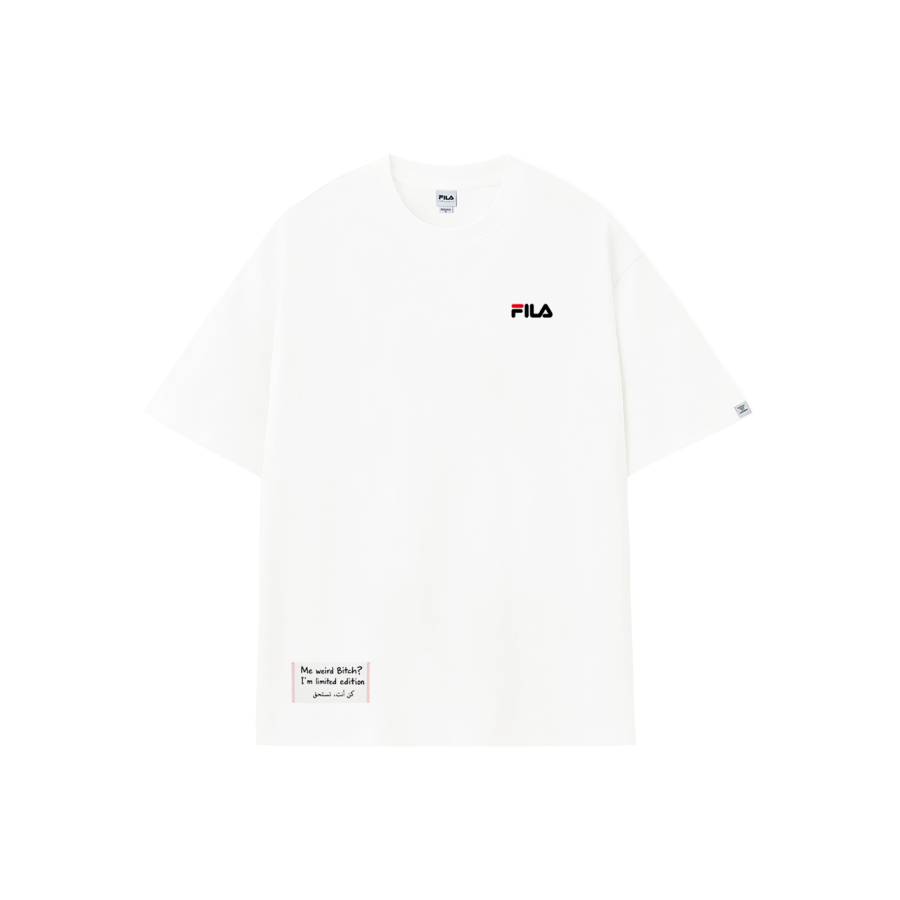 FILA T Shirts Unisex Crew Neck Moderate Straight Fit