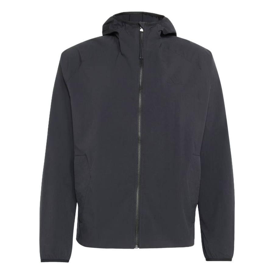 Adidas Adidas Jackets Men's Black Hooded Non Detachable Moderate