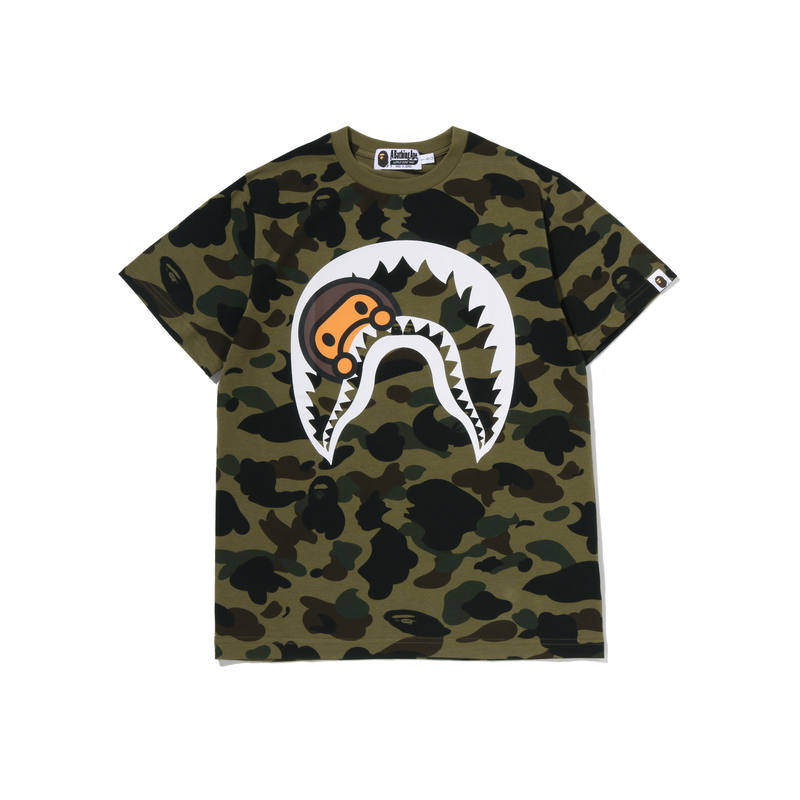 A BATHING APE Grade School T Shirts Crew Neck Moderate