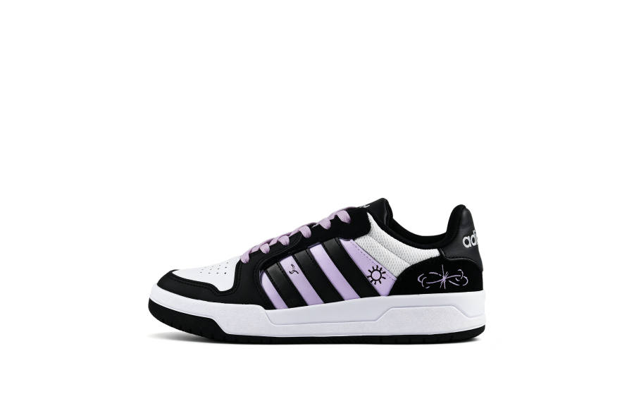 Adidas Adidas ENTRAP Skateboard Shoes Unisex Low Top Purple/Black/White